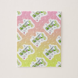 QUEBRA-CABEÇA - ARTE DO COCKTAIL DA RECEITA DE