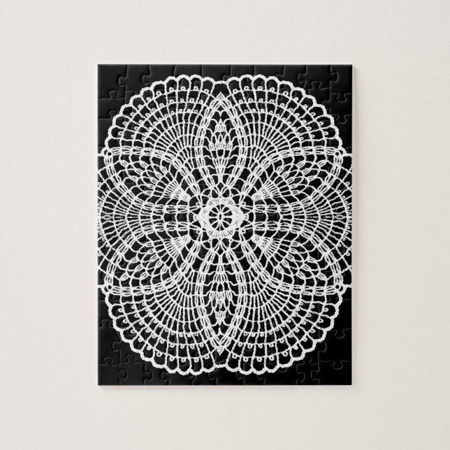 Quebra-cabeça Arte do Doily (Vertical)