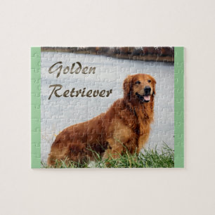 Quebra-cabeça Arte do golden retriever