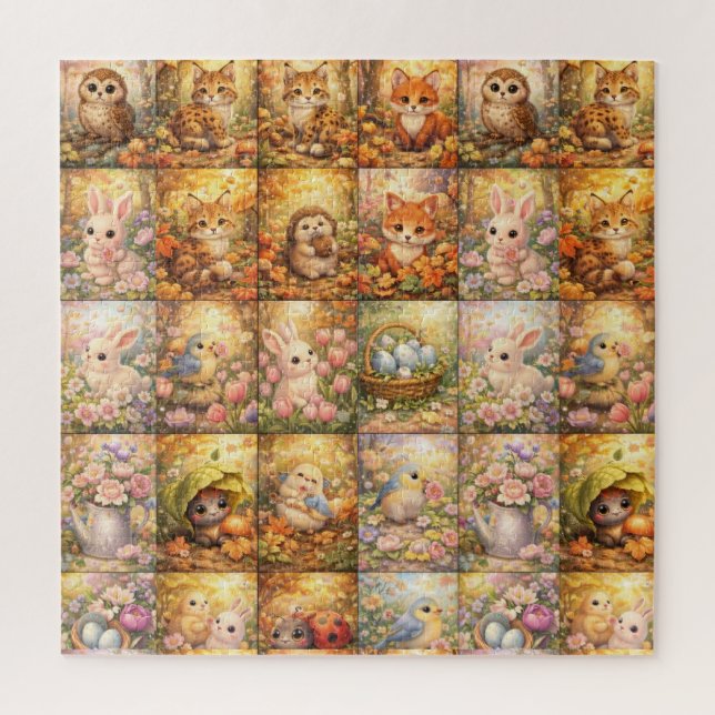 Quebra-cabeça Arte em Acrílico para Parede (Vertical)