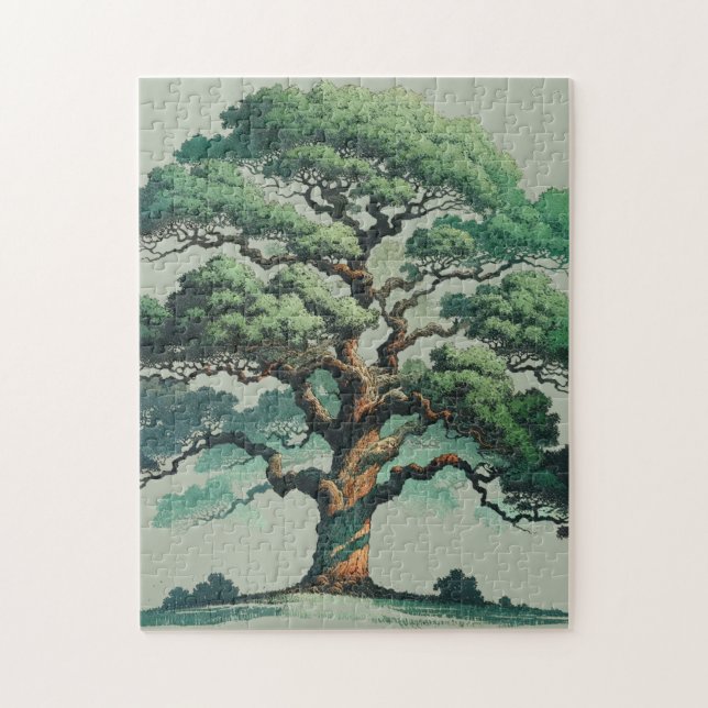 Quebra-cabeça Arte em árvore (Vertical)