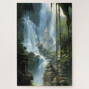 Quebra-cabeça Arte em Cascata Verdecroft