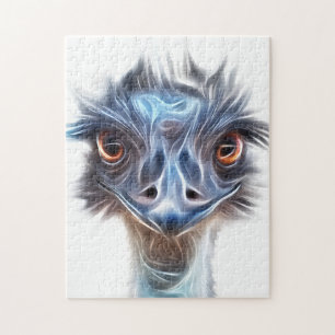 Quebra-cabeça Arte em Emu Luminosa