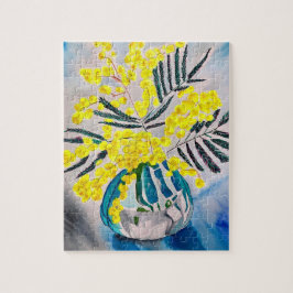 Quebra-cabeça Arte floral australiana original de Wattle