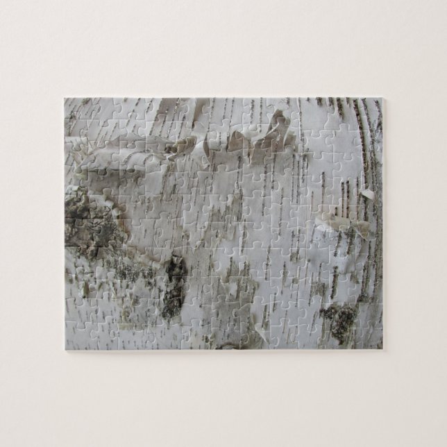 Quebra-cabeça Arte Fotográfica Antiga do Latido Birch Tree (Horizontal)