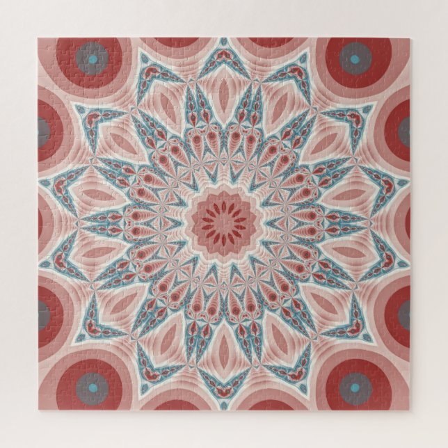 Quebra-cabeça Arte Fractal do Caleidoscópio Moderno em greve (Vertical)