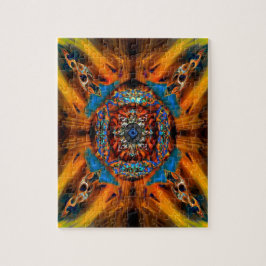 Quebra-cabeça Arte Fractal Psicodélica