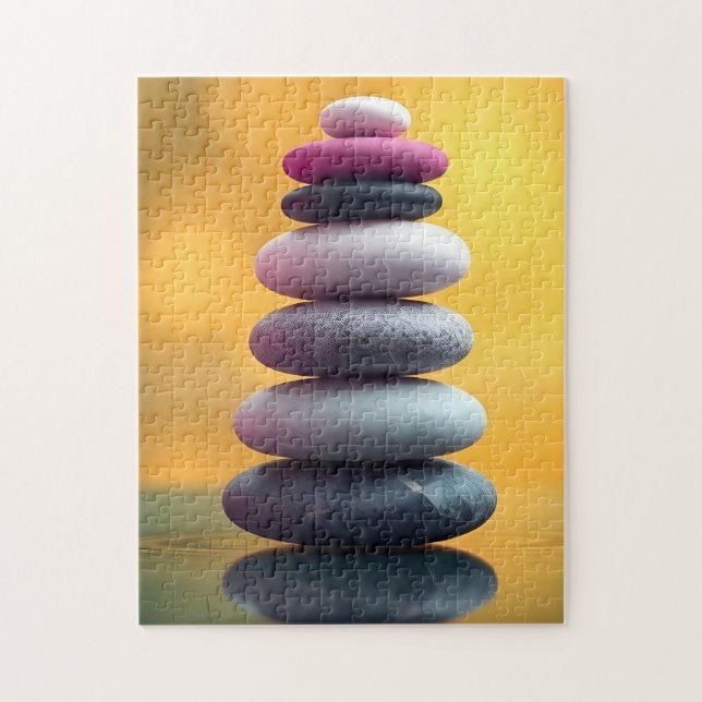 Quebra-cabeça Arte Geométrica Zen Espiritual Equilibrada (Vertical)