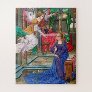 Quebra-cabeça Arte iluminada medieval "o aviso "
