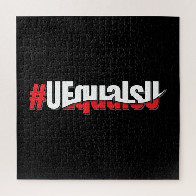 Quebra-cabeça Arte Indetectável do VIH UEqualsU (Vertical)