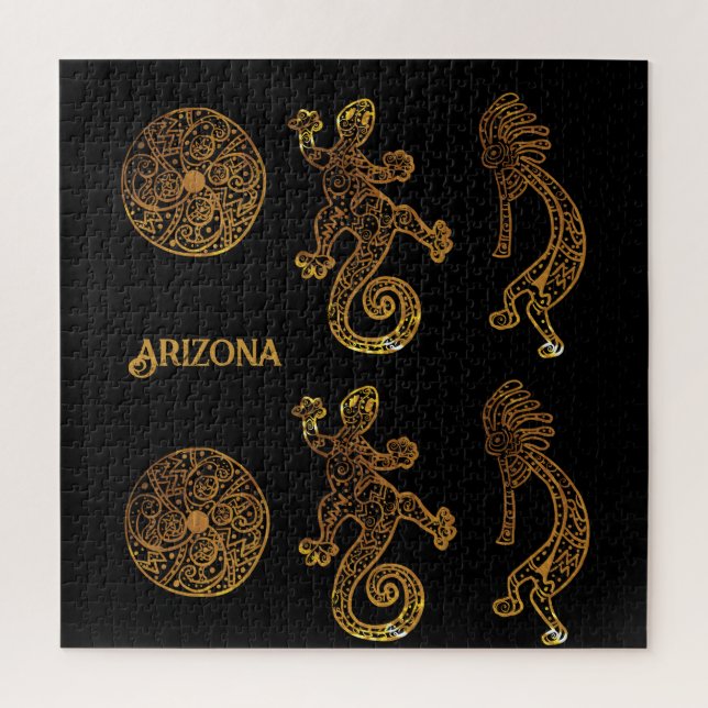 Quebra-cabeça Arte Kokopelli (Vertical)