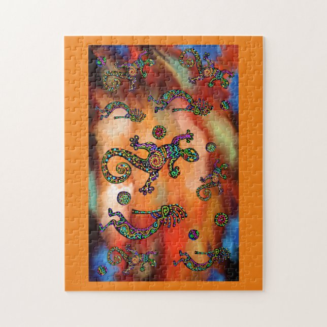 QUEBRA-CABEÇA ARTE KOKOPELLI (Vertical)