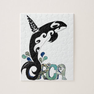 Quebra-cabeça Arte Liberdade das Orcas