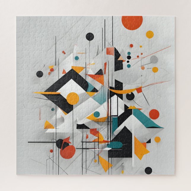 Quebra-cabeça Arte moderna abstrata (Vertical)