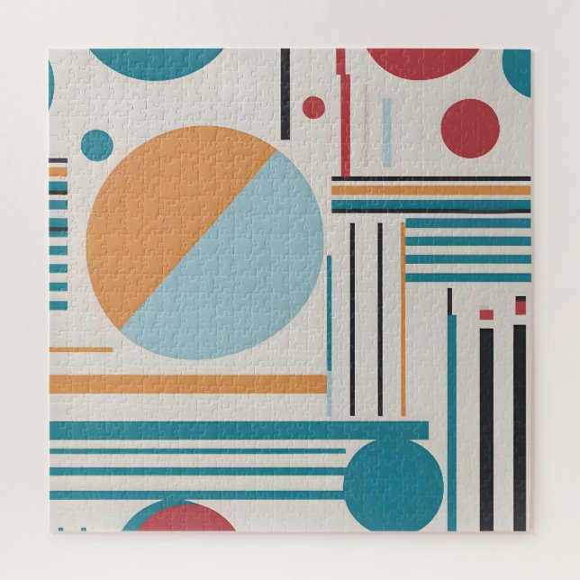 Quebra-cabeça arte moderna abstrato (Vertical)