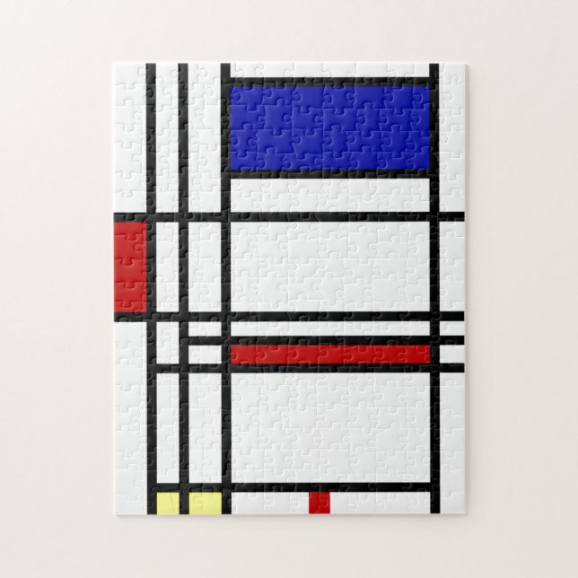 Quebra-cabeça Arte moderna de Mondrian (Vertical)
