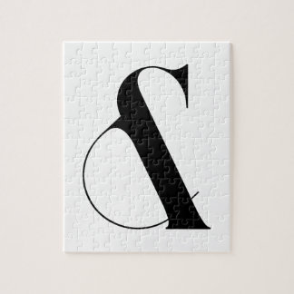 Quebra-cabeça Arte moderna minimalista do Ampersand