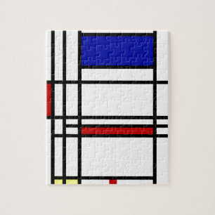 Quebra-cabeça Arte Moderna Mondrian