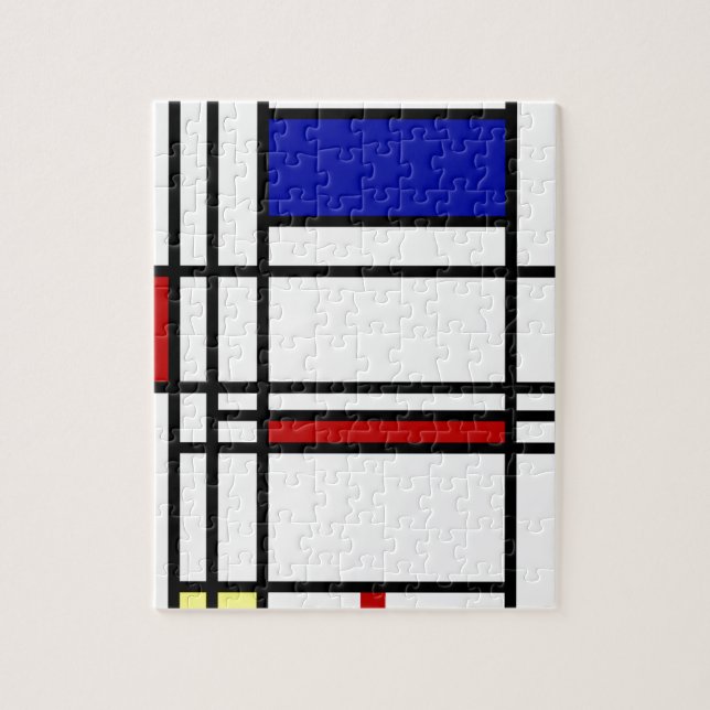 Quebra-cabeça Arte Moderna Mondrian (Vertical)