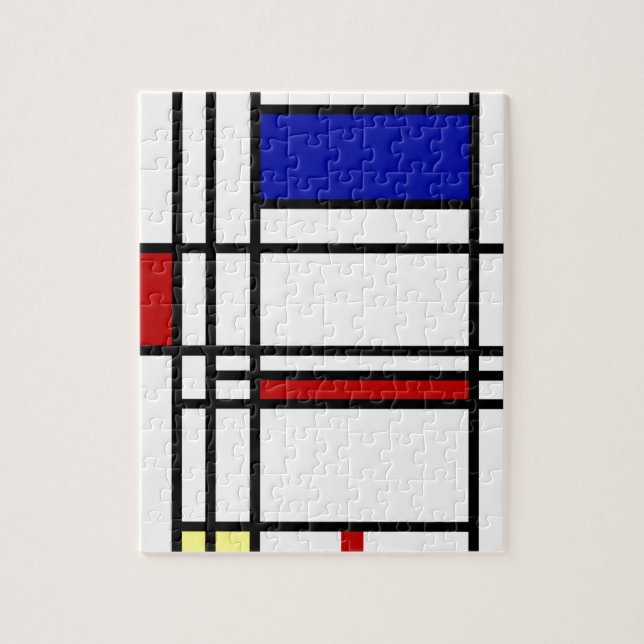 Quebra-cabeça Arte Moderna Mondrian ~ 8 x 10 (Vertical)