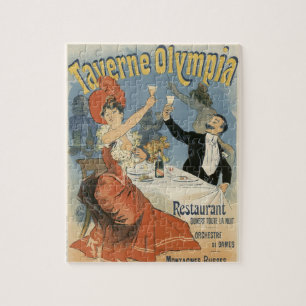 Quebra-cabeça Arte Nova Antiga, Restaurante Taverne Olympia