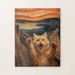 Quebra-cabeça Arte Paródia do Gato do Grito