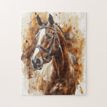 Arte por Aquarela de Cavalo para Aniversário
