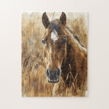 Arte por Aquarela de Cavalo para Aniversário