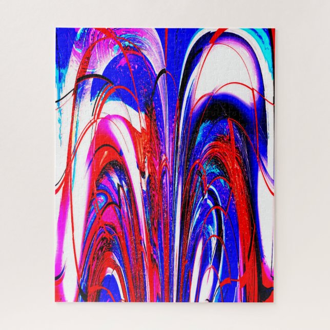 Quebra-cabeça Arte rebatada (Vertical)