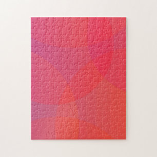 Quebra-cabeça Arte rosa, laranja, moderna, simples, legal, moder
