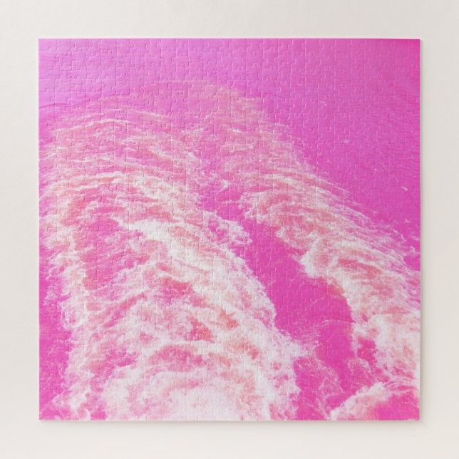 Quebra-cabeça Arte rosa sobre a água (Vertical)