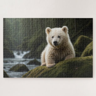 Quebra-cabeça Arte Selvagem do Urso Branco
