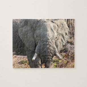 Quebra-cabeça Arte sobre animais selvagens elefantes