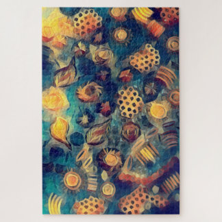 Quebra-cabeça Arte Surrealista Aboriginal Australiana Central