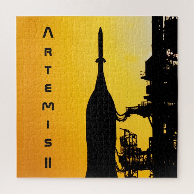 Quebra-cabeça Artemis II rumo à Plataforma de Lançamento (Vertical)