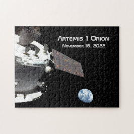 Quebra-cabeça Artemis Orion Spacecraft Blue Marble