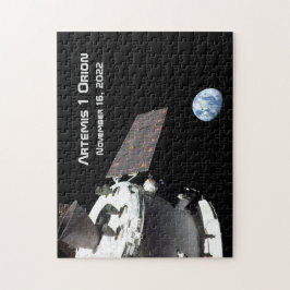 Quebra-cabeça Artemis Orion Spacecraft Blue Marble