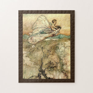 Quebra-cabeça Arthur Rackham Ilustração Sonho das Noites de Verã