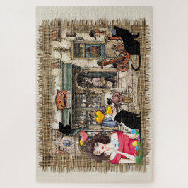 Quebra-cabeça Artista neerlandês Vintage e Gráficos Modernos