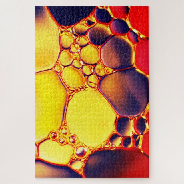 Quebra-cabeça artística da bolha da água (Vertical)