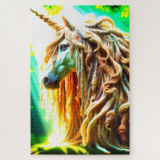 Quebra-cabeça Artsy Unicorn (Vertical)