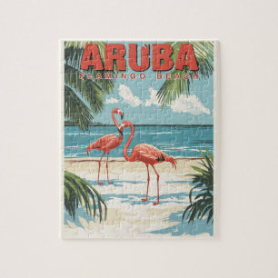 Quebra-cabeça Aruba - Viagem de Paraíso Tropical