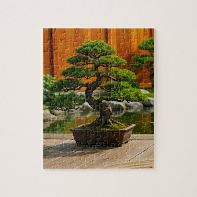Quebra-cabeça Árvore Bonsai do Dragão do Equilíbrio (Vertical)