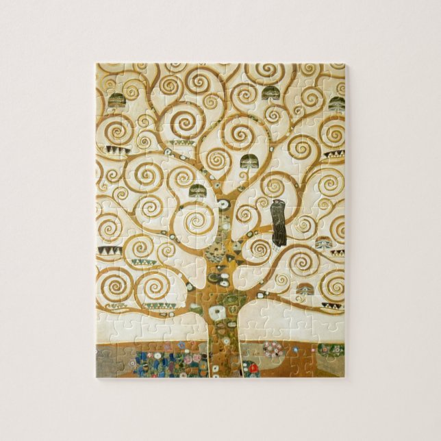 Quebra-cabeça Árvore da Vida por Gustav Klimt (Vertical)