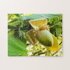 Quebra-cabeça Árvore de Banana com Frutas de Banana