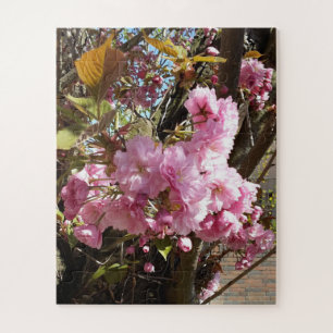 Quebra-cabeça Árvore de Flor Rosa-Cereja Selvagem