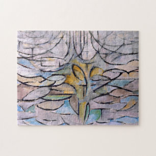 Quebra-cabeça Árvore de Maçã Flor - Piet Mondrian -