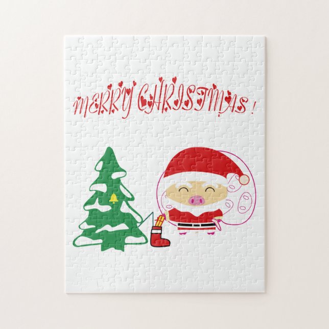 Quebra-cabeça árvore de Natal (Vertical)