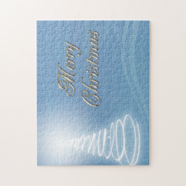 Quebra-cabeça Árvore de Natal abstrato (Vertical)