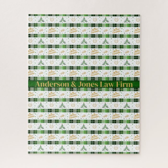 Quebra-cabeça Árvore de Natal do Advogado - Escalas da Justiça (Vertical)